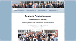 Desktop Screenshot of produktionstage.com